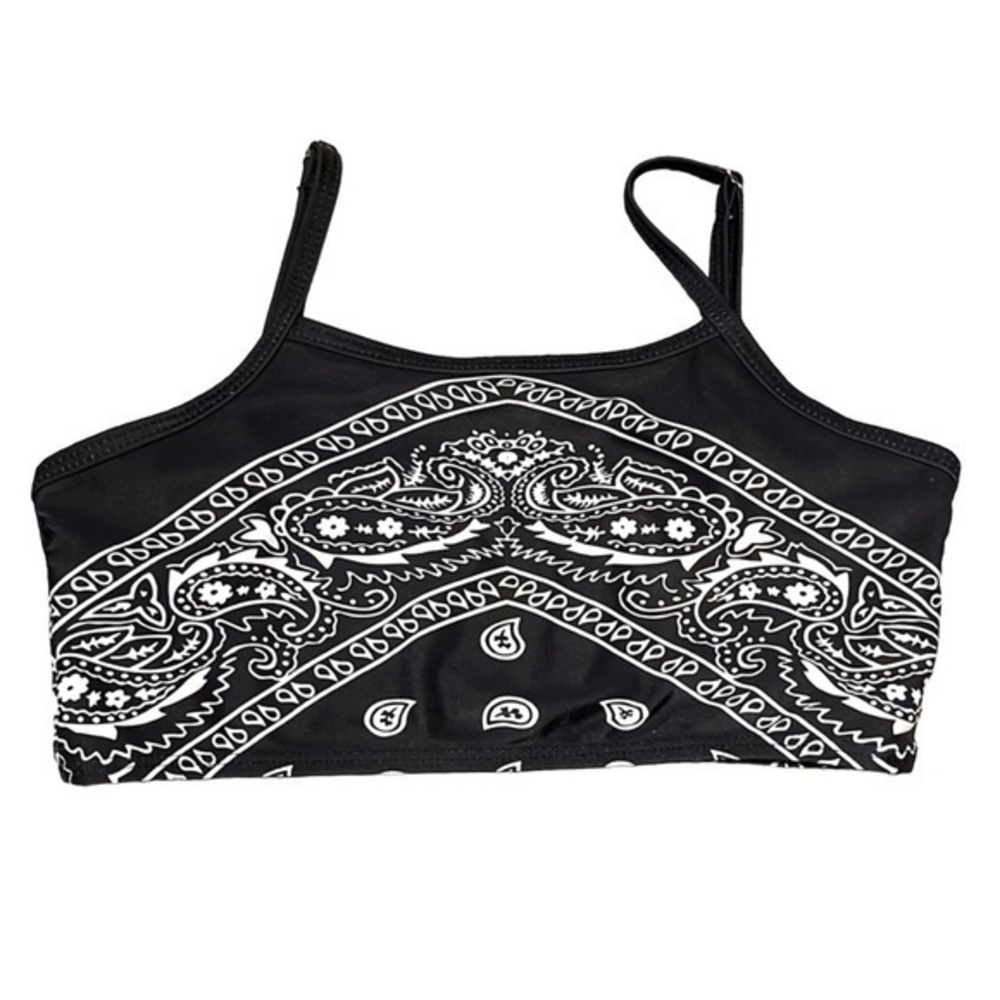 Girl’s Bandana Bikini or Sports Bra Top Size 12